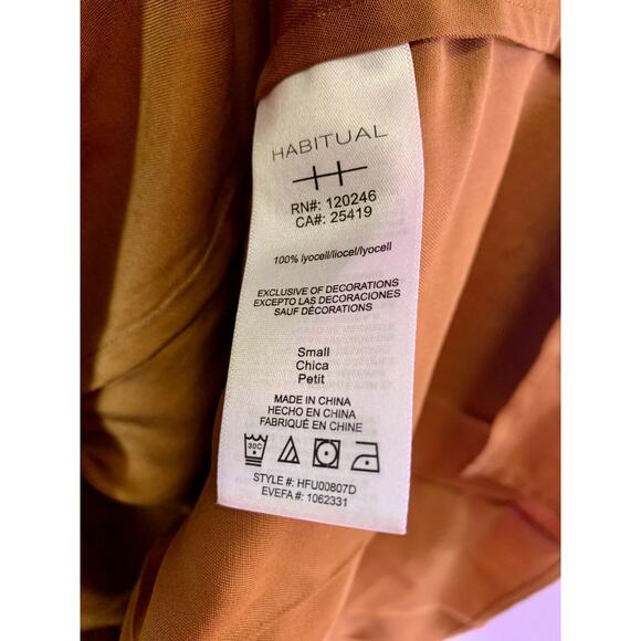 NWT Habitual Tobacco Shirt Jacket Shacket Dress Size Small $198 - Picture 9 of 9